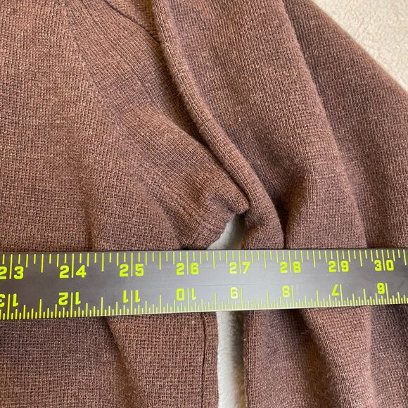 Duluth Mens Shirt 2XL Brown Long-Sleeve Crew Neck With Pocket - Picture 6 of 10